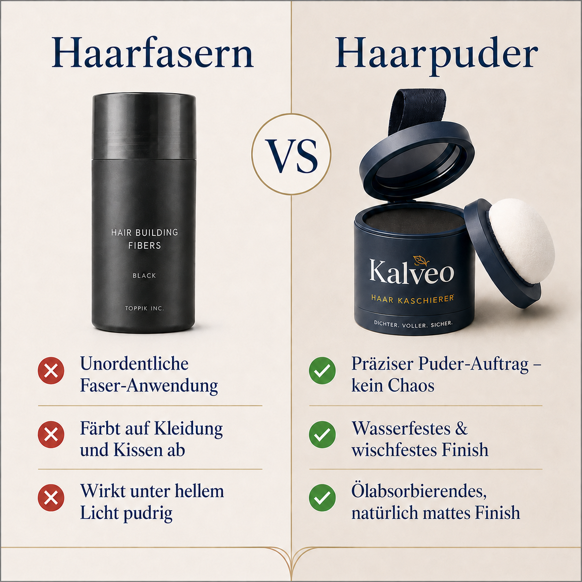 Kalveo HairCover™ Haar-Kaschierpuder – 1 KAUFEN, 2 ERHALTEN